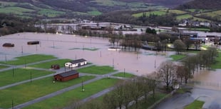 Houses pumped and people rescued as Storm Darragh floods Builth Wells