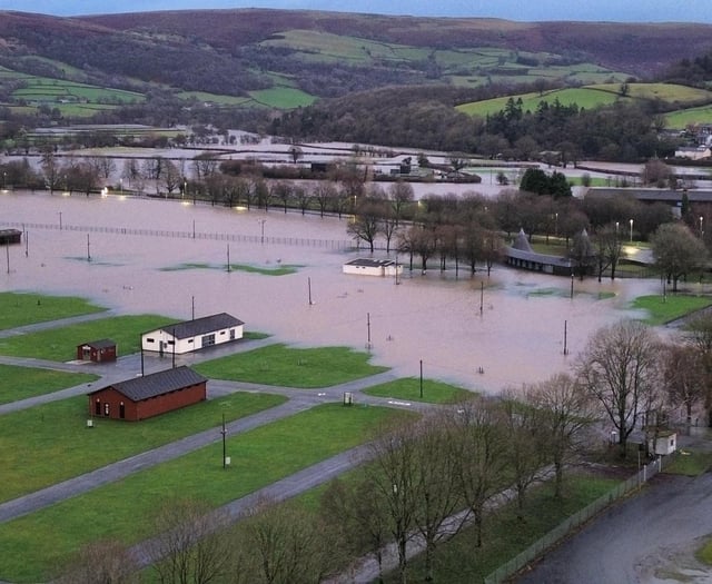 Houses pumped and people rescued as Storm Darragh floods Builth Wells