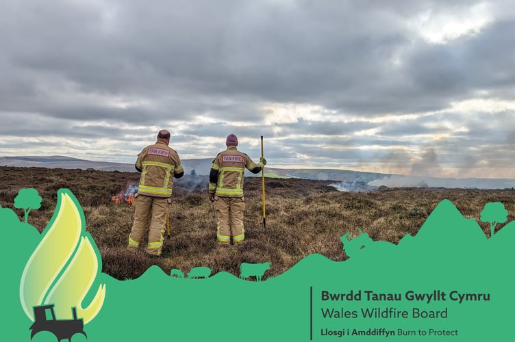 Farmers and landowners in Wales are encouraged to follow safe burning practices to protect the countryside and prevent wildfires during the burn season