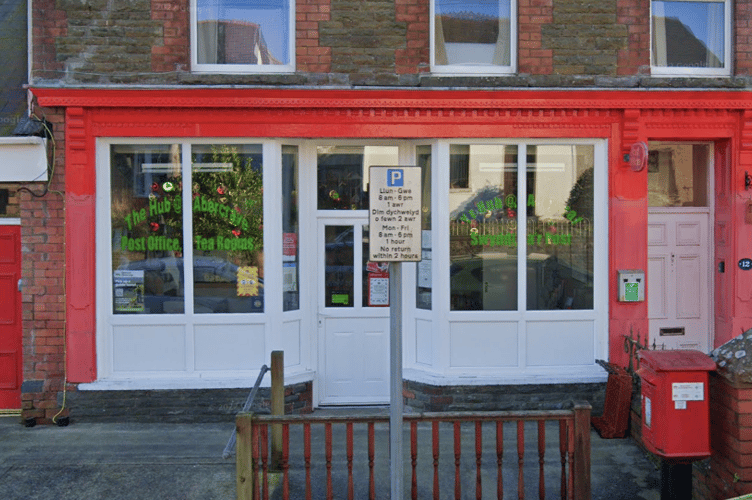 Abercrave Post Office which will close its doors on January 14, 2025