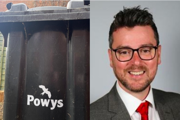 Cllr Matthew Dorrance, Deputy Leader of Powys County Council, has expressed concerns that reducing the frequency of black bin collections would not be a simple solution to improving recycling rates in the county
