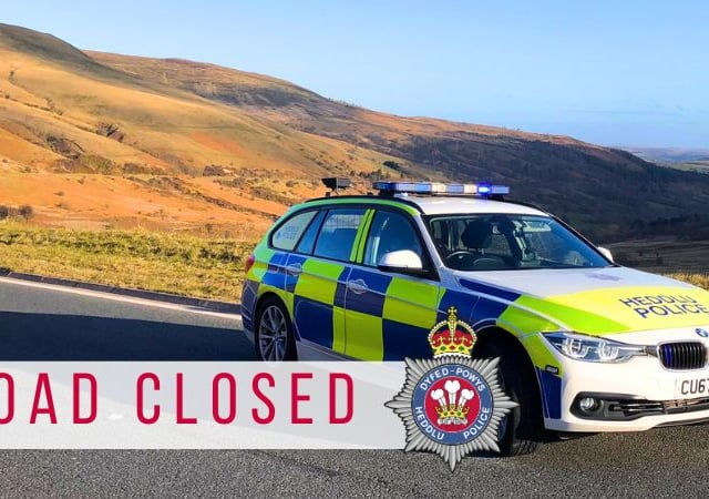 A483 closed due to collision