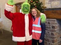 Children stop the Grinch from stealing Christmas in charity fun run!