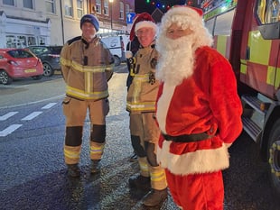 A Tale of Three Santas and a Grinch in Talgarth