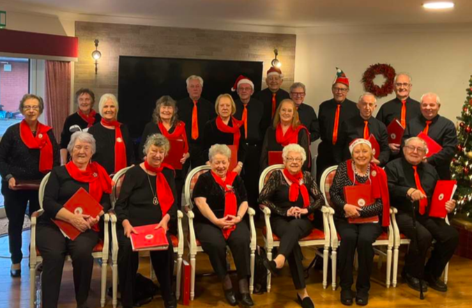The Singers at Crosfield House in Rhayader