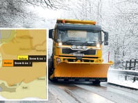 Snow and ice warning upgraded to amber for this weekend