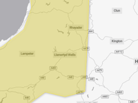 New snow and ice warning for parts of Brecon and Radnorshire
