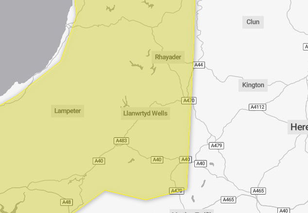 A fresh warning for snow and ice has been issued by the Met Office