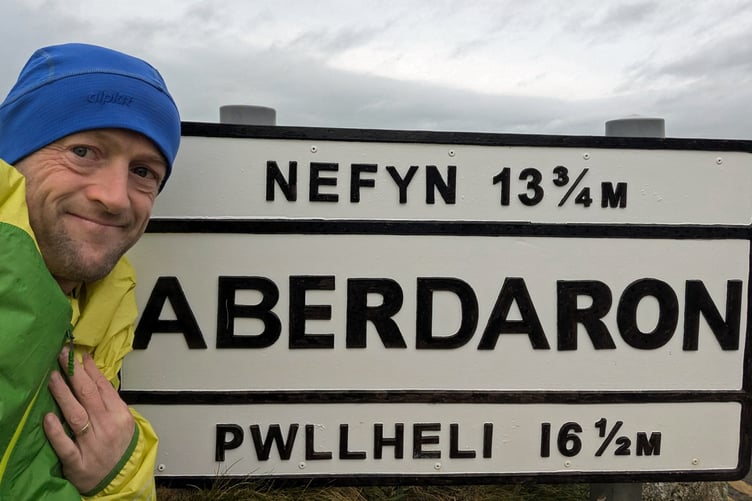 Dave's run in Aberdaron