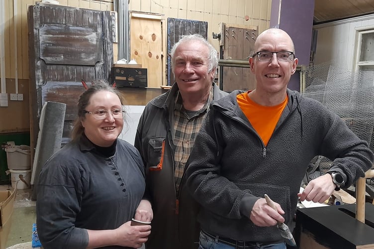 Some of the backstage crew, who help bring the magic to the stage