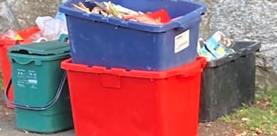Recycling bin collection day changes reminder for this week