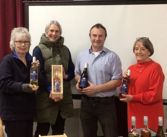 Howey WI gets a taste of Mid Wales vineyard success
