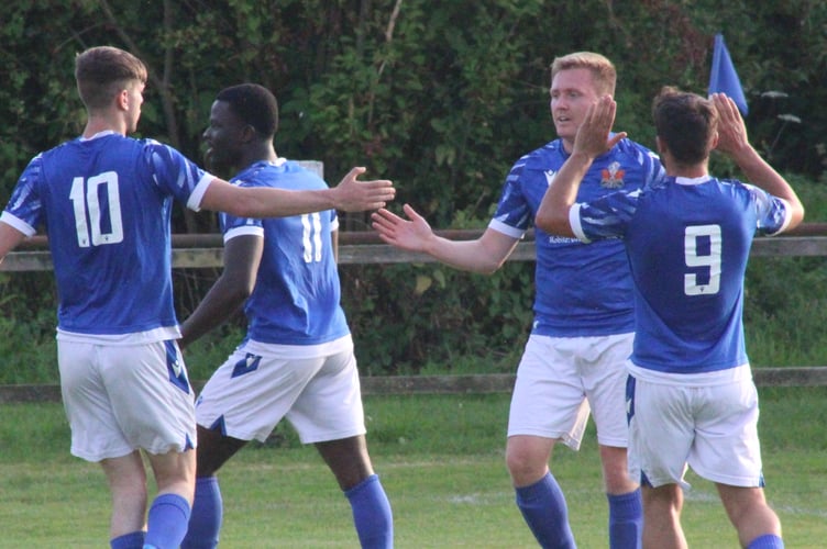 It was a disappointing weekend for Llandrindod Wells (pictured) who lost 4-0 at Brickfield Rangers