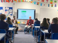 Hawkar’s inspirational journey captivates local school pupils