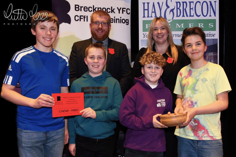 Pontfaen YFC won the Junior One Plus competition