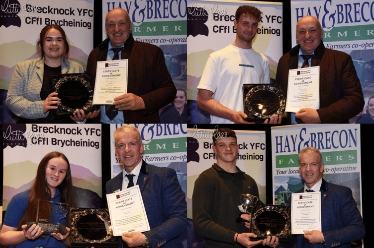 Mollie of Pontfaen YFC and Iestyn of Sennybridge YFC won Best Actress and Actor in the Senior One Plus competition. Anest of Sennybridge YFC and Owain of Sennybridge YFC won Best Actress and Actor in the Junior One Plus competition