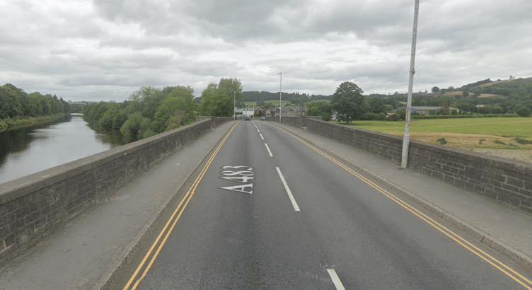 The bridge over the Wye at Builth Wells