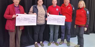 Pontfaen YFC donates £8,000 to rescue charities