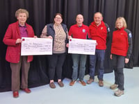 Pontfaen YFC donates £8,000 to rescue charities