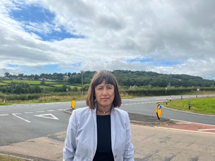 Jane Dodds MS at Pontybat junction