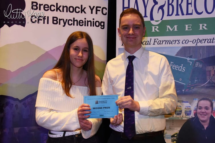 Celyn Owens - 2nd place Junior Member of the Year