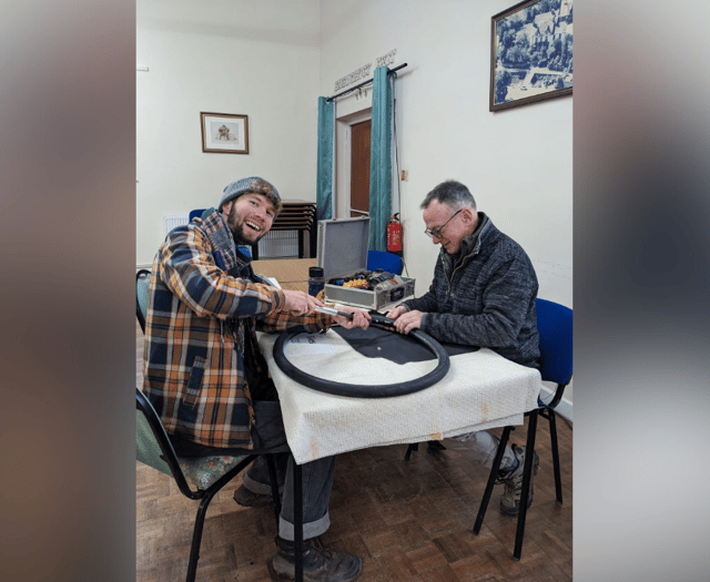 Volunteers thrive in Talgarth's first repair café