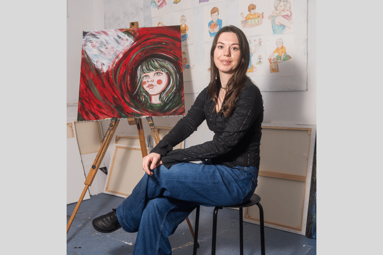 Brecon artist Sophia Warner, who grew up in foster care, is supporting a campaign to keep children in care closer to home