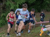 Young cross-country runners shine at Brecon meet