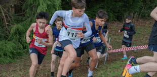 Young cross-country runners shine at Brecon meet
