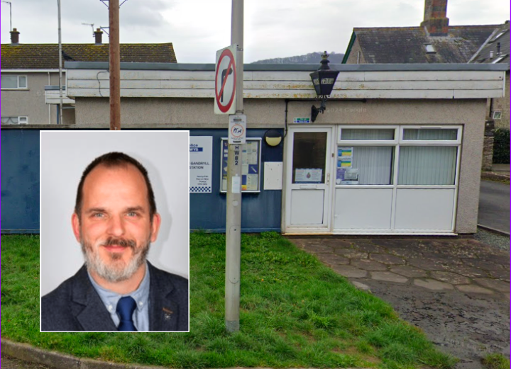 Hay Police Station / Cllr Gareth Ratcliffe
