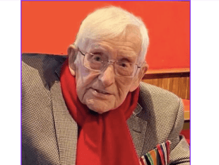 Party time for Talgarth's 104-year-old RAF veteran