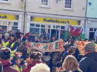 Watch: Brecon schools sing Calon Lân to celebrate St David's Day