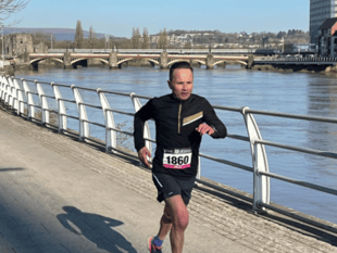 New Brecon resident smashes half marathon