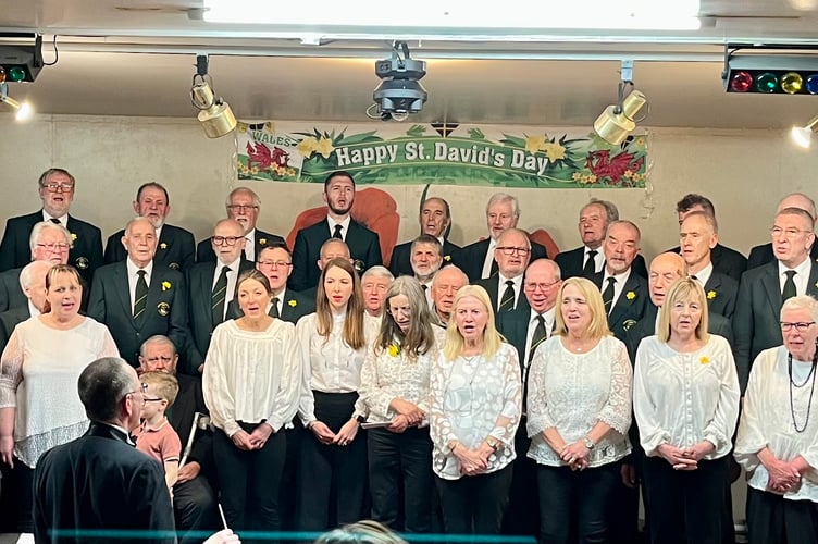 Rhayader Male Voice Choir St Davids Day Concert.