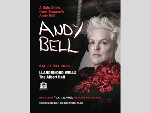 Erasure’s Andy Bell to play Llandindod Wells