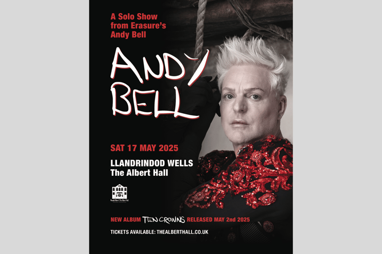 Andy Bell has announced a UK tour in support of his new solo album, Ten Crowns