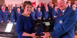 Choir bids farewell to accompanist after 41 years