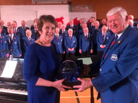Choir bids farewell to accompanist after 41 years