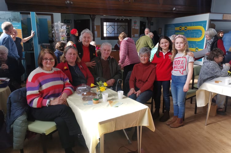 Local residents at the coffee morning