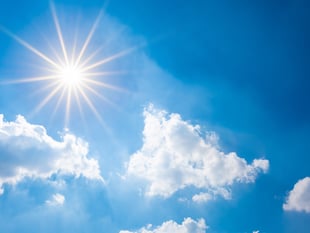 Sunny skies today and warmer tomorrow with minimal rain