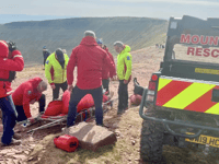 Rescue teams receive two weekend callouts for ankle injuries