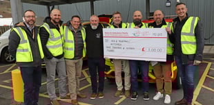Men's walking group raises £3,000 for Wales Air Ambulance