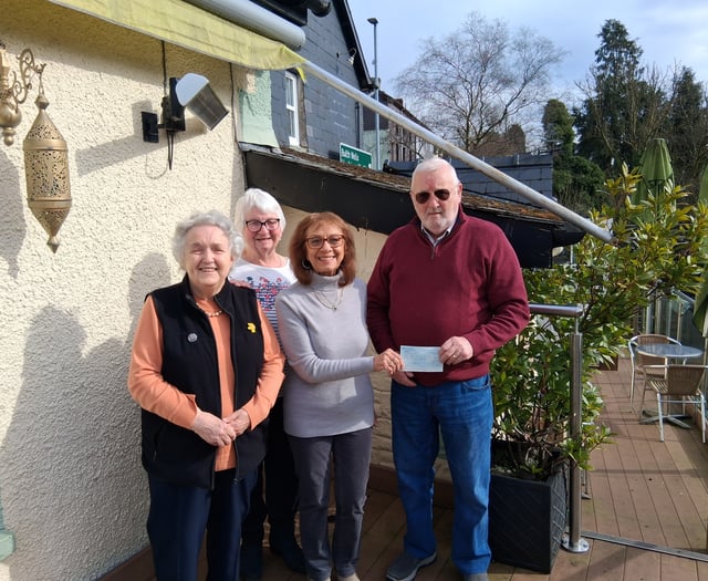 Llanwrtyd Thursday Club boosted by generous donation