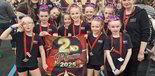 Talgarth cheerleaders place second in debut