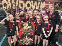 Talgarth cheerleaders place second in debut