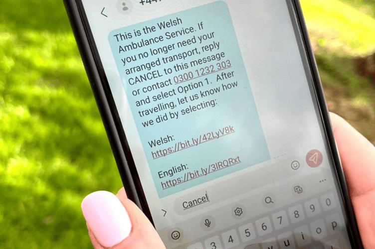 A new SMS text service gives patients greater control over their Non-Emergency Patient Transport bookings
