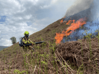 Cwmdu grass fire destroys 300 x 500 metre grassland area
