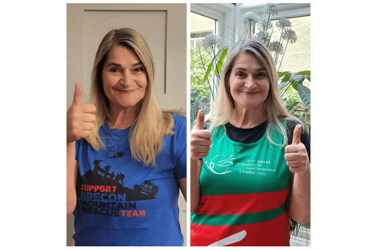 Caroline Frampton is taking on a year-long series of endurance challenges to raise funds for two vital charities