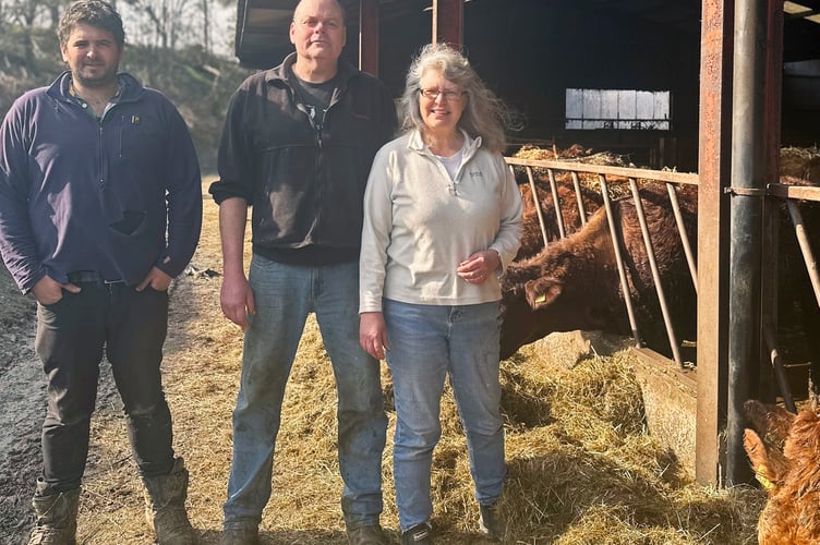 Young entrant Ynyr Pugh from Dinas Mawddwy was matched up with Ben and Kate Ryder, Machynlleth a year ago. 