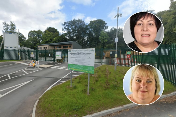 Cllrs Beverley Baynham and Ange Williams